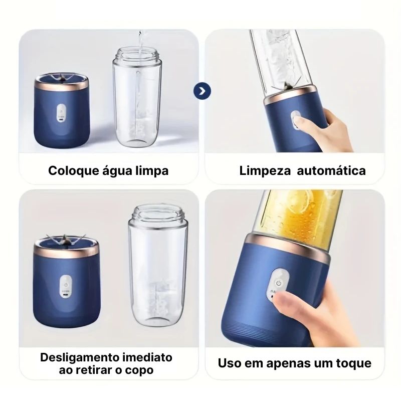 Mini Liquidificador Portátil